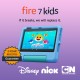 Tablet Amazon Fire 7 Kids Pantalla 7 16 Gb, Ni�os Celeste