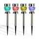 Luces Spot Solares Decorativas 4 colores 